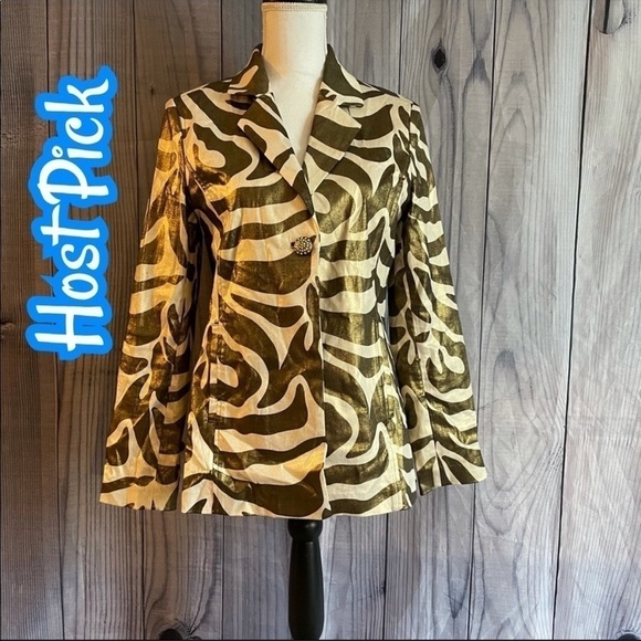 ✅2x Host Pick✅ Berek Metallic Jacket, Medium - Picture 1 of 7